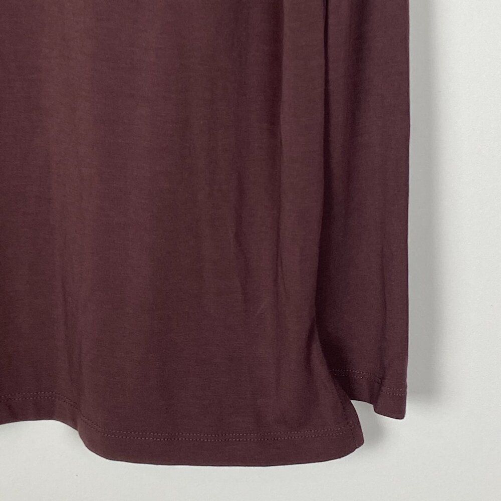Free Fly Bamboo Shade Long Sleeve Top UPF 50 Maroon Burgundy, Women's Size XS - Picture 7 of 10
